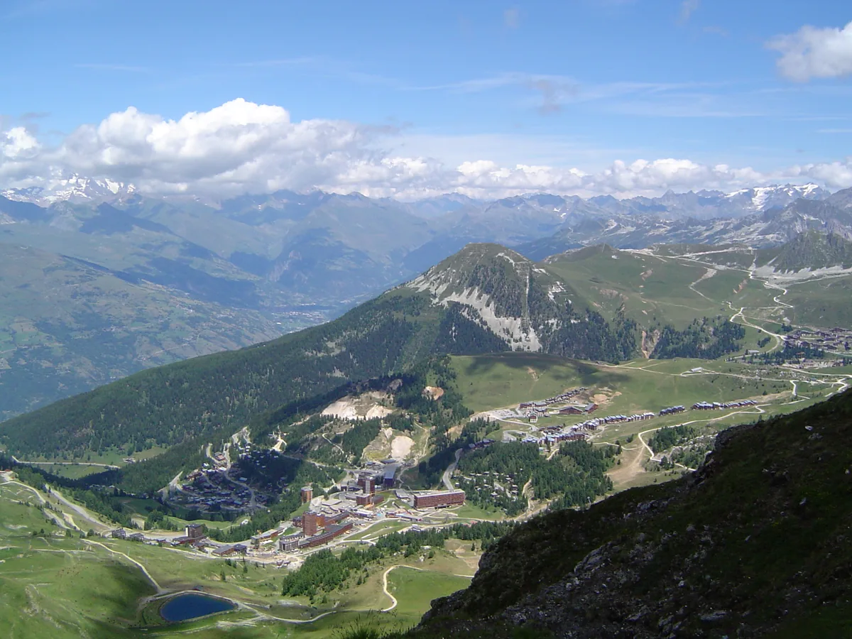 Vue de La Plagne